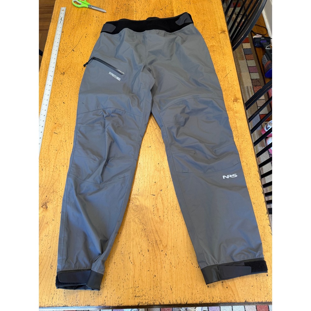 NRS Hyprotex 2.5 Size XL Mens Gray Waterproof Paddling Splash Kayak Pants